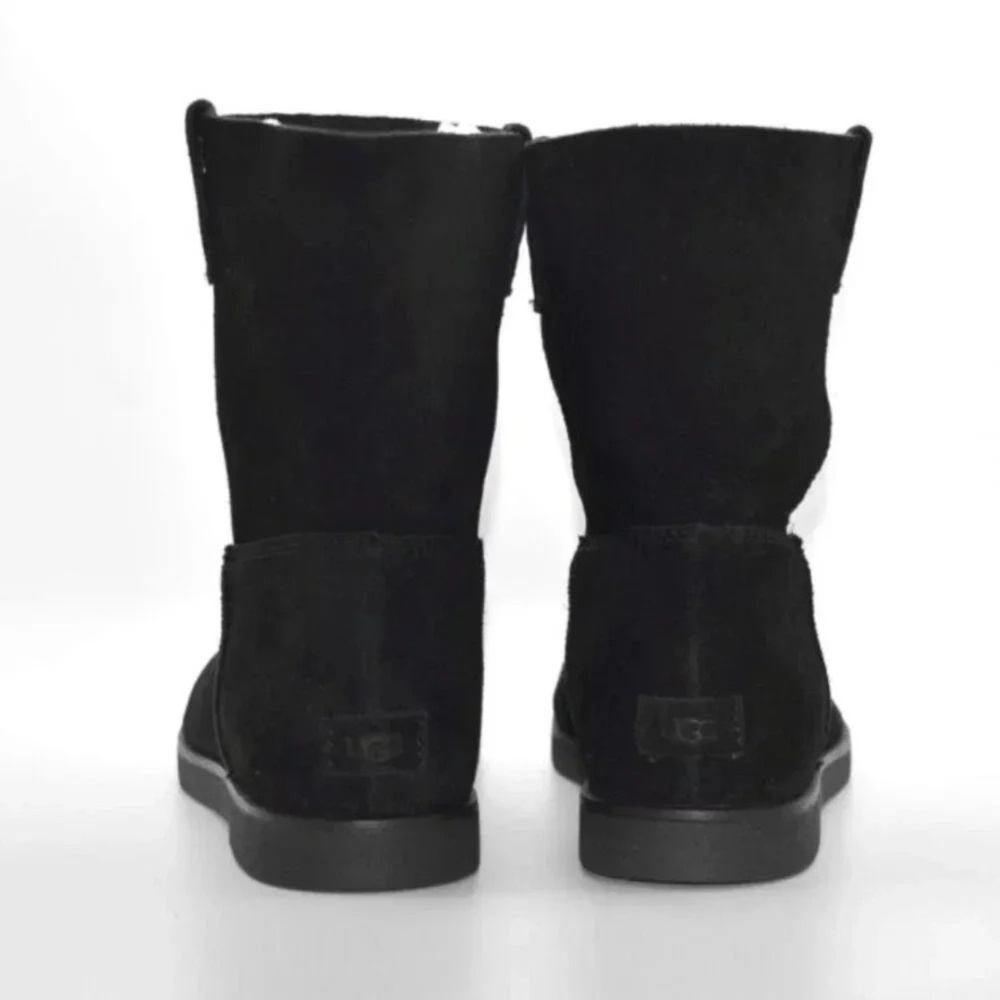 Ugg Black leather suede Boots - Josephine size 9 - Picture 3 of 5